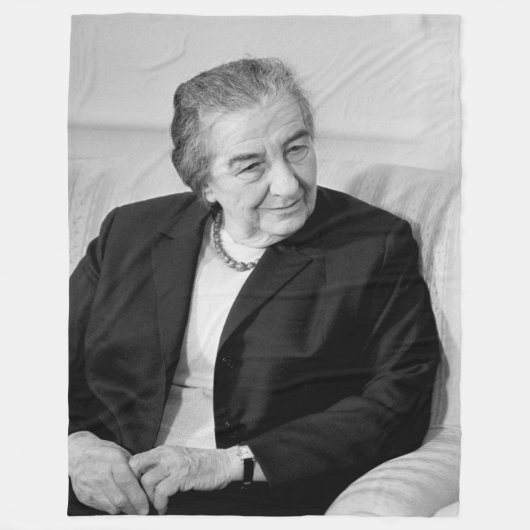 GOLDA MEIR FLEECEDECKE (Vorderseite)
