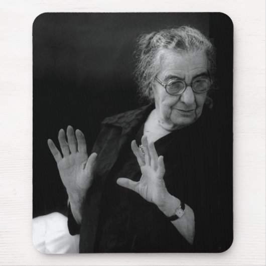 Golda Meir, israelischer Ministerpräsident Mousepad (Vorne)