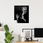 Golda Meir, israelischer Ministerpräsident Poster (Heimbüro)