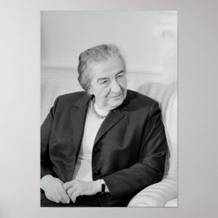 Golda Meir - israelischer Premierminister Poster