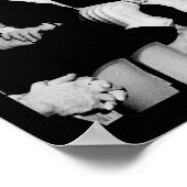 Golda Meir, Präsident Nixon, und Henry Kissinger Poster (Ecke)