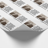 Golda Meir, zum Meister unseres eigenen Geschenkpapier (Ecke)