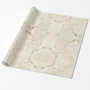 Goldader Klassischer Marmor Gothic Kunst Druck Geschenkpapier