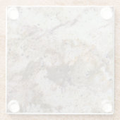 Goldaderquarzmarmor-Stein Untersetzer (Rückseite)