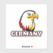 Goldadler Aufkleber (Blatt)