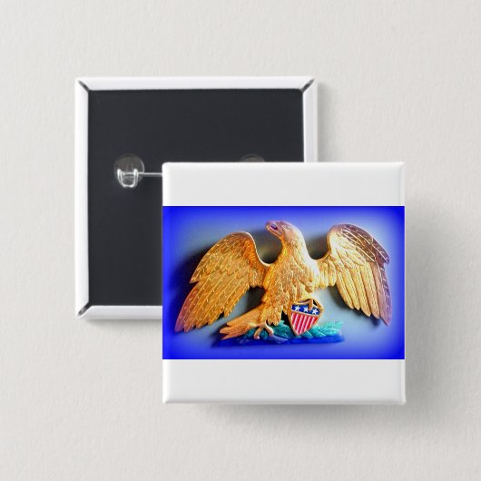 Goldadler Button (Vorne & Hinten)