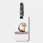 Goldadler Gepäckanhänger (Rückseite vertikal)