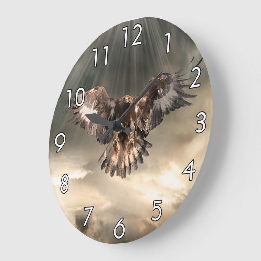 Goldadler Große Wanduhr (Winkel)