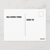 Goldadler im Nest Postkarte (Rückseite)