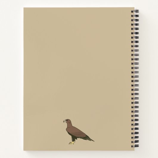 Goldadler Notizblock (Rückseite)