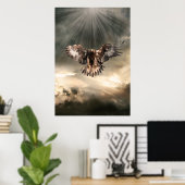 Goldadler Poster (Heimbüro)