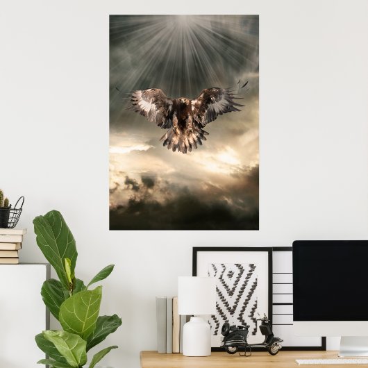 Goldadler Poster (Heimbüro)