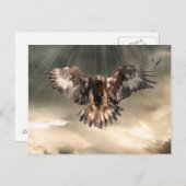 Goldadler Postkarte (Vorne/Hinten)