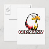 Goldadler Postkarte (Vorne/Hinten)