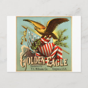 Goldadler Tabak 1900 Postkarte