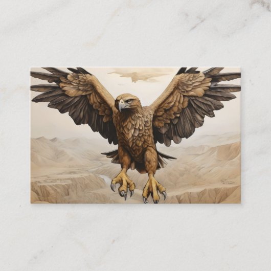 Goldadler Visitenkarte (Vorderseite)