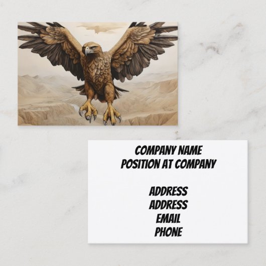 Goldadler Visitenkarte (Vorne/Hinten)