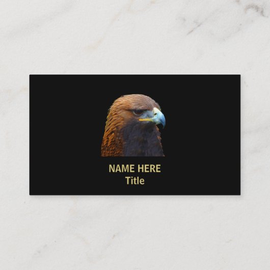 Goldadler Visitenkarte (Rückseite)