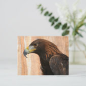 Goldadler (Vogel) Postkarte (Stehend Vorderseite)