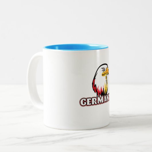 Goldadler Zweifarbige Tasse (Vorderseite Links)