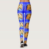 Goldadlerblau Leggings (Rückseite)