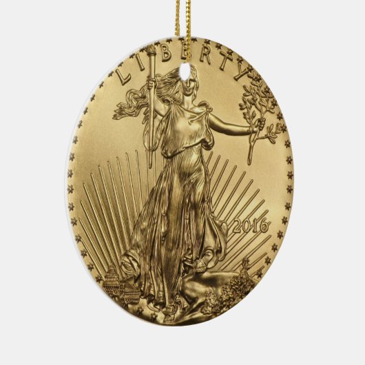 Goldadlermünze Keramikornament (Rechts)