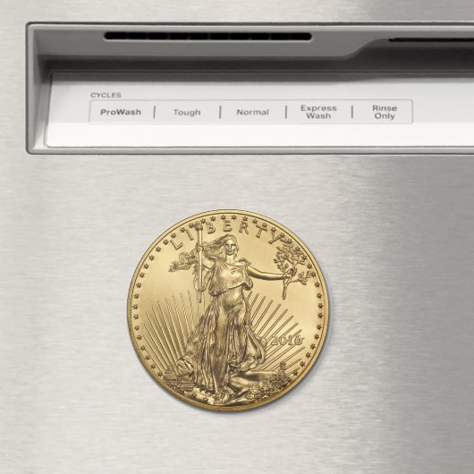 Goldadlermünze Magnet (In Situ (Geschirrspüler))