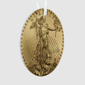 Goldadlermünze Ornament (Vorderseite)