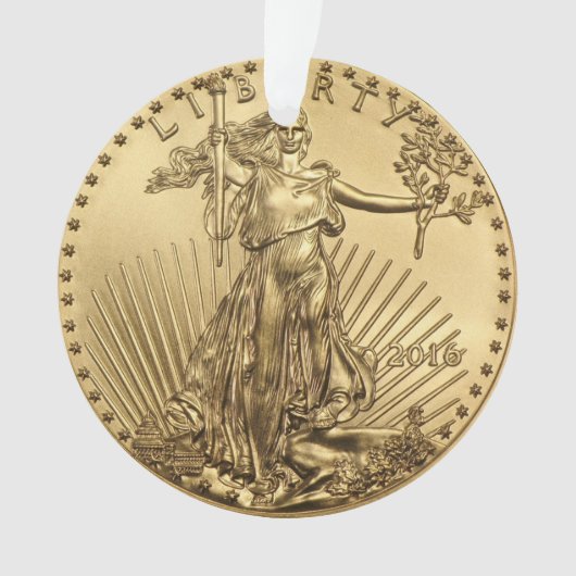 Goldadlermünze Ornament (Vorderseite)