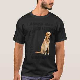 Goldador Zitat Mom Dad Druck, Süßer Golden Retriev T-Shirt