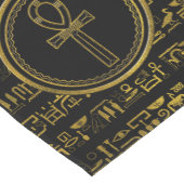 Goldägypter Ankh Quersymbol Kurzer Tischläufer (Ecke)