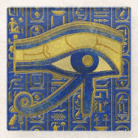 Goldägyptisches Auge von Horus - Wadjet