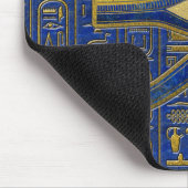 Goldägyptisches Auge von Horus - Wadjet Mousepad (Ecke)