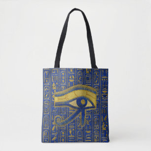 Goldägyptisches Auge von Horus - Wadjet Tasche