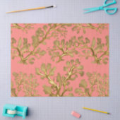 Goldalgen auf CoralTissue Seidenpapier (Basteln)