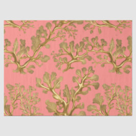 Goldalgen auf CoralTissue Seidenpapier