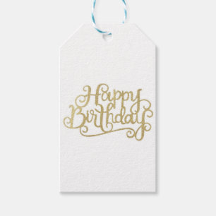 Goldalles- Gute zum Geburtstaggeschenk-Umbauten Geschenkanhänger