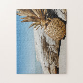 Goldananas auf dem Strand Puzzle (Vertikal)