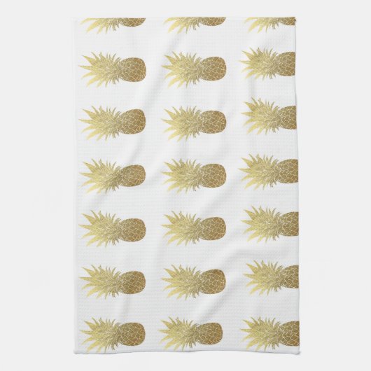 Goldananas-Geschirrtuch Handtuch (Vertikal)