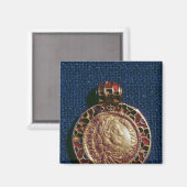 Goldanhänger in Form einer Münze Magnet (Vorderseite/Rückseite)
