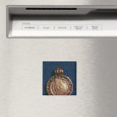 Goldanhänger in Form einer Münze Magnet (In Situ (Geschirrspüler))