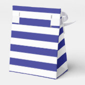 Goldanker auf blauen Streifen Geschenkschachtel (Rückseite)