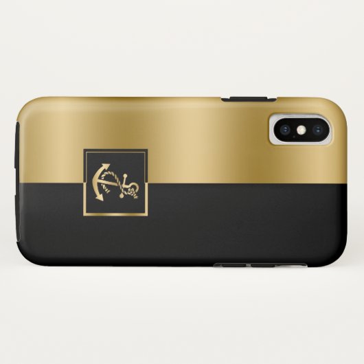 Goldanker für das Schwarze und das Gold Case-Mate iPhone Hülle (Rückseite (Horizontal))