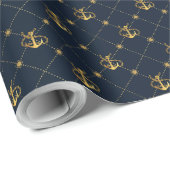 Goldanker Geschenkpapier (Rolleneckpunkt)