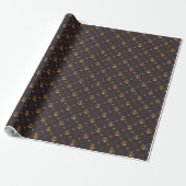 Goldanker Geschenkpapier (Ungerollt)