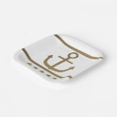 Goldanker-Glückssymbol Melaminplatte Pappteller (Gewinkelt)