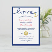 Goldanker-Hochzeit Einladung (Stehend Vorderseite)