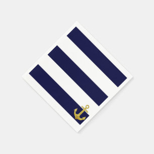 Goldanker-Seestreifen Serviette