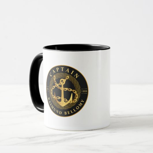 Goldanker Tasse (Vorderseite Links)