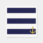 Goldanker-Wasserstreifen Serviette (Vorderseite)